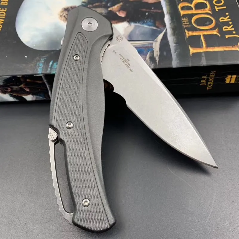 JUFULE OEM R2402 шарикоподшипник Флиппер складной 8Cr13MoV лезвие алюминиевая ручка для кемпинга охоты выживания Открытый EDC инструмент кухонный нож