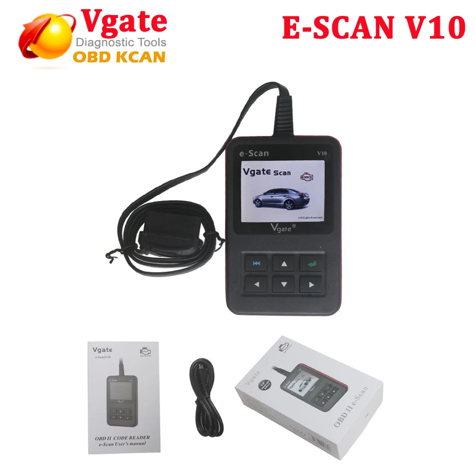 Новое поступление Vgate E SCAN V10 Petrol машину и светильник грузовик сканирования