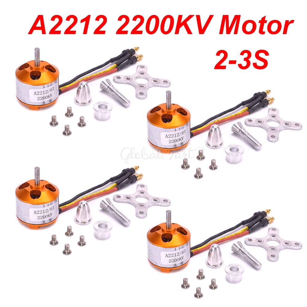 XXD A2212 2212 2200KV 6T бесщеточный мотор Outrunner 2 3S для радиоуправляемых самолетов