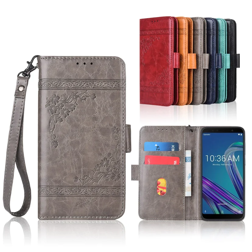 Чехол-Кошелек из ТПУ для ASUS ZenFone Go ZB450KL ZB452KG Max M1 ZB555KL Fundas для ASUS Live L1 ZA550KL G552KL ZA551KL сумка для телефона