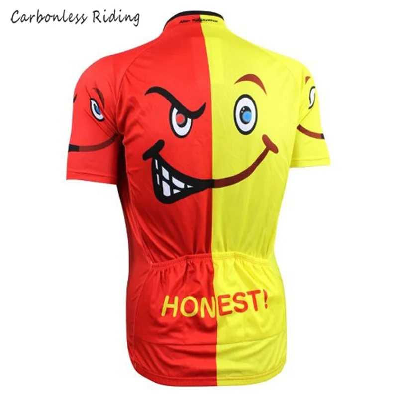 Men's Cycling Jersey Honest Smile Short Sleeve Quick-Dry Summer Bicycle Clothing Wear Shirt Ropa Ciclismo MTB Top | Спорт и