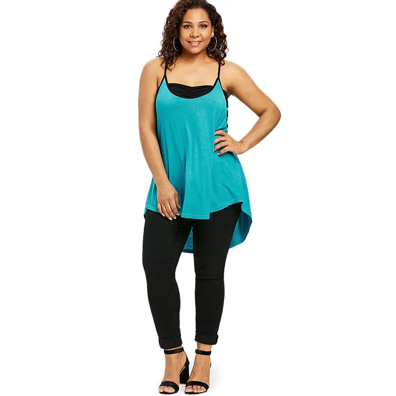 PlusMiss плюс размер 5XL XXXXL XXXL XXL с открытой спиной пикантный длинный Туника Cami Топы