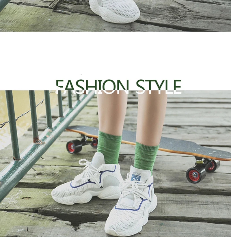 Women long cotton socks high tube lovely soft short sock breathable sweat-absorbing casual long vintage socks hosiery