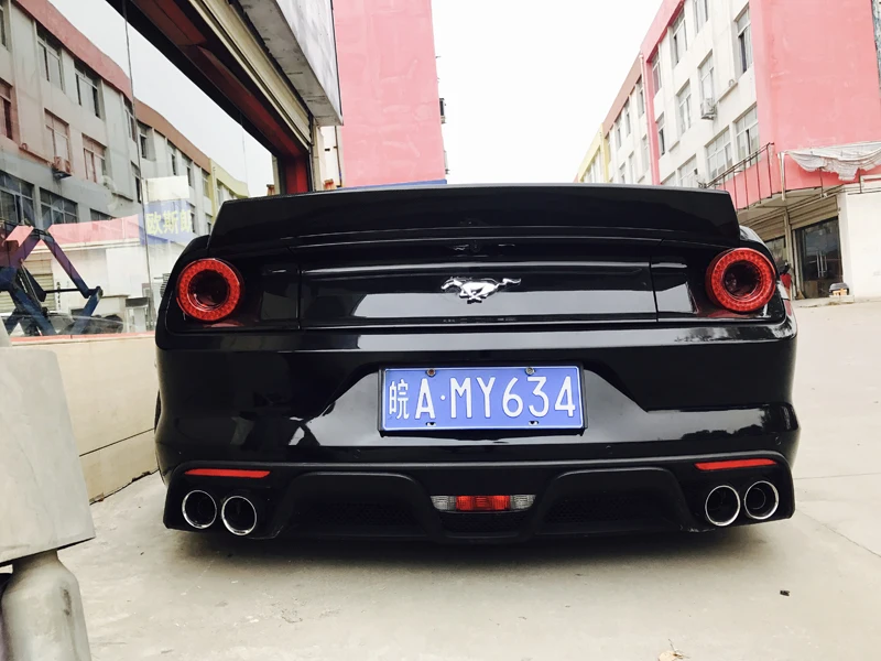 Подходит для Ford Mustang спойлер 2 двери Mustang черный Высокое качество углеродного волокна заднего крыла Спойлер