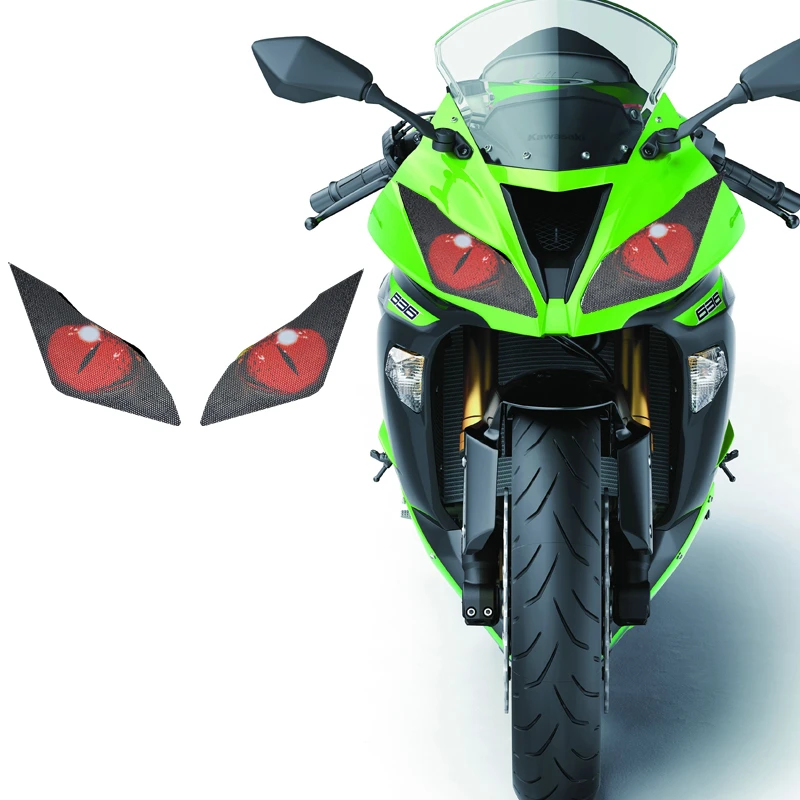 Для KAWASAKI NINJA 250 300 аксессуары для мотоциклов передняя обтекатель фары наклейка