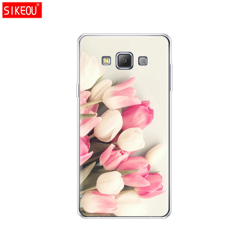 61808 Силиконовый чехол для Samsung Galaxy A3 A3 A5 A7 A500 A510 A520 A300 A310 A320 A700 A710 A720 и изображениями красочного цветка розы пиона - Цвет: 61808