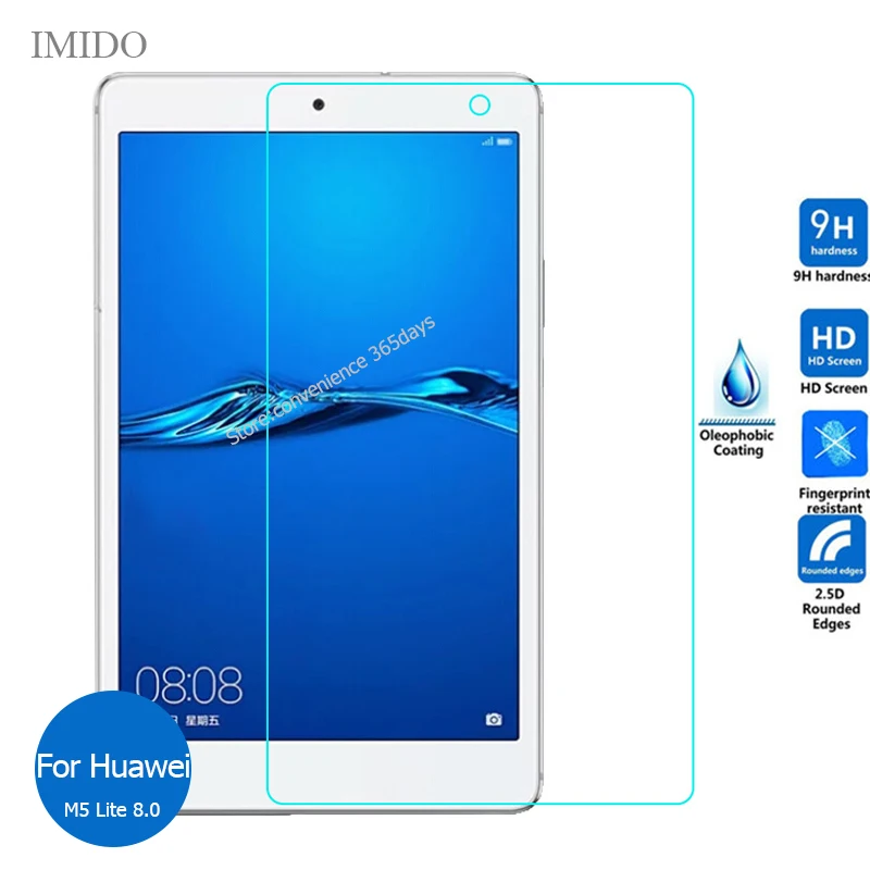 Закаленное стекло для Huawei Mediapad M5 Lite защита экрана 9h 8 0 Защитная пленка Media pad M 5