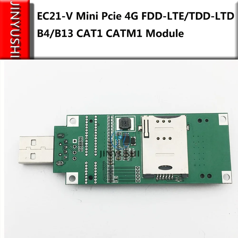 EC21 EC21-V Mini Pcie + USB-адаптер со слотом для SIM-карты Cat1 4G LTE модуль B4/B13 Verizon | Компьютеры и