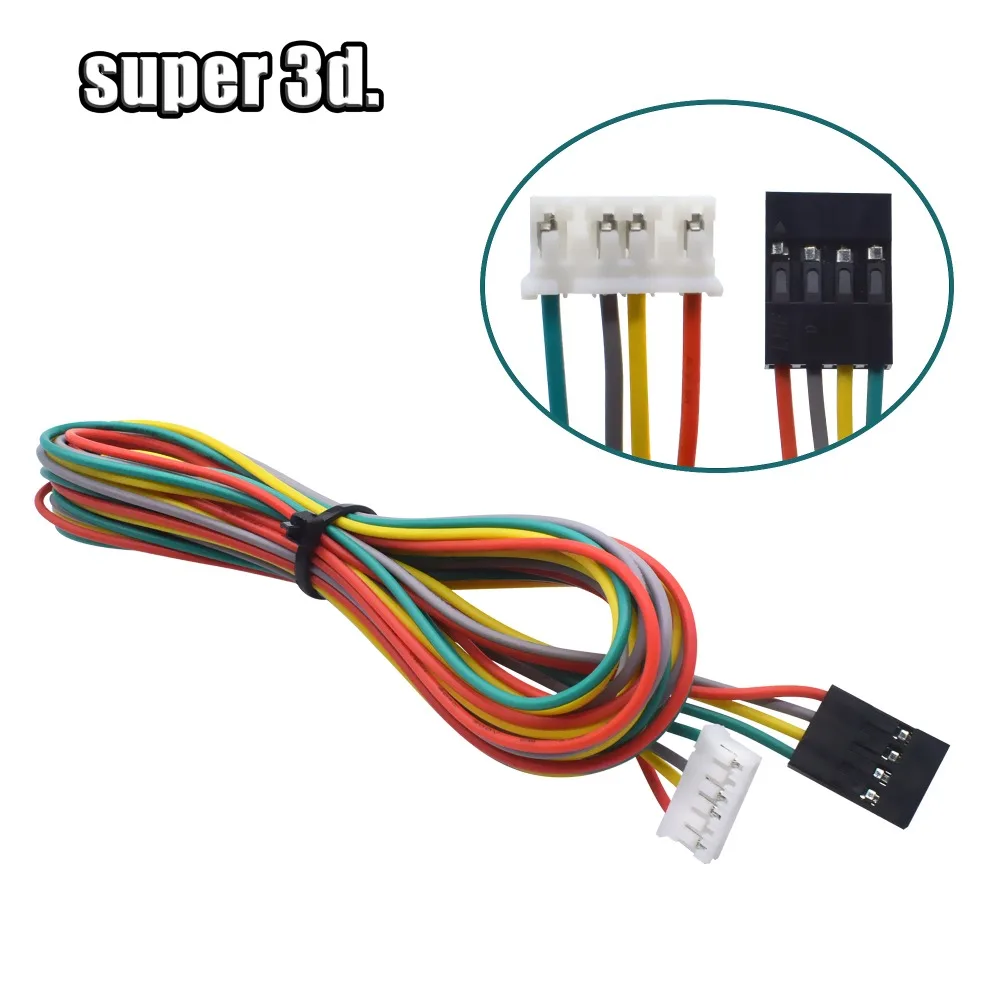 Кабели шагового двигателя XH2.54 + разъем DuPont длиной 30 см/1 м/1 5 м для 3D принтера
