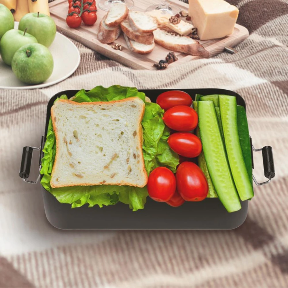 Портативная Алюминиевая коробка для ланча набор выживания авантюриста