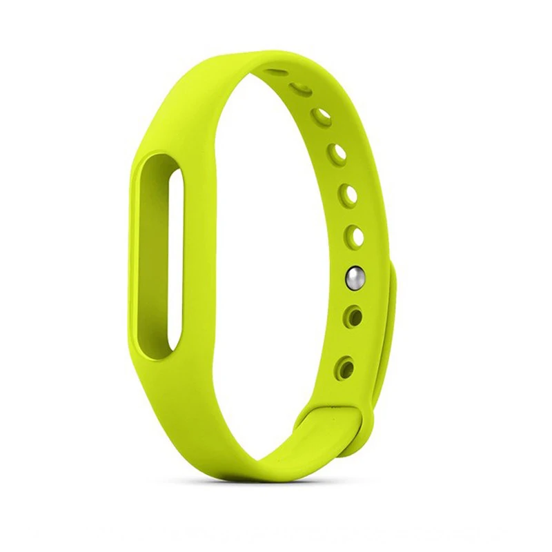 green Горячая Распродажа, Xiaomi mi, 1 ремешок, mi Band, 1 s, браслет, mi Band, 1 s, ремешок, mi Band, браслет, Xiaomi mi, ремешок, 1 сменный ремешок - Цвет: green