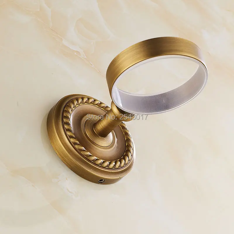 Держатель для стаканов и настенный держатель из античной бронзы один