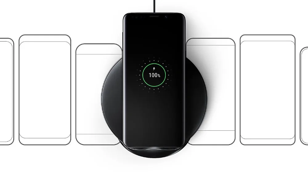 Оригинальное Быстрое беспроводное зарядное устройство samsung Qi Smart Quick Charge для Galaxy S8 S9 S10 Plus S6 S7 Note10+/iPhone X XS 8 MAX/EP-NG930
