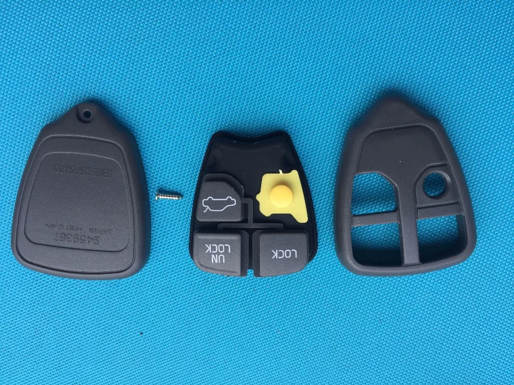 10 шт./лот Новый Сменный Чехол для ключа Volvo 4 кнопки дистанционный корпус Пустая