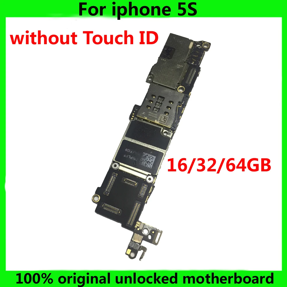 Материнская плата для iphone материнская IOS System Logic board 100% оригинальная без Touch ID 16 ГБ