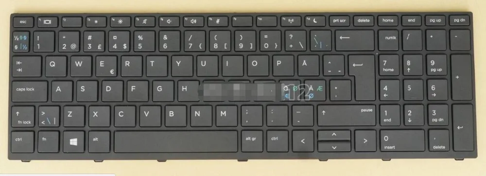 Клавиатура для hp Probook 450 G5 455 G5 470 G5 в Корейском стиле/Иврит/Бразильский/швейцарский/французский/Шведский/Норвежский/Датский/Финский/бельгийской