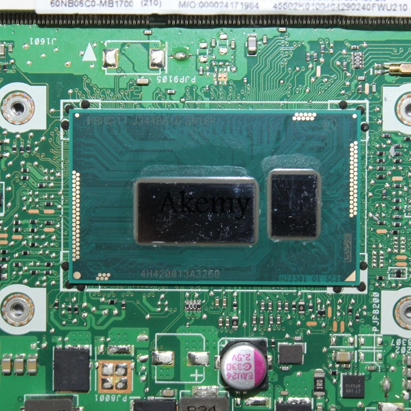 Akemy X455LD X455LJ материнская плата для ноутбука For Asus X455LD/J X455L X455 Y483L W419L W409L F455 тестовая
