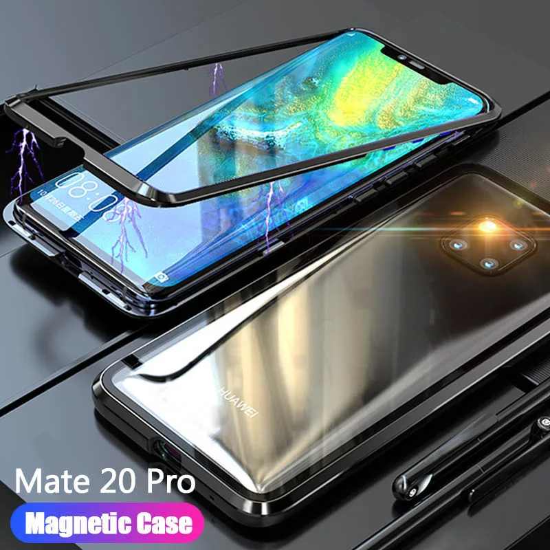 20X чехол для huawei mate 20 Pro Lite X Магнитный стеклянный телефона 20pro 20lite Аксессуары |