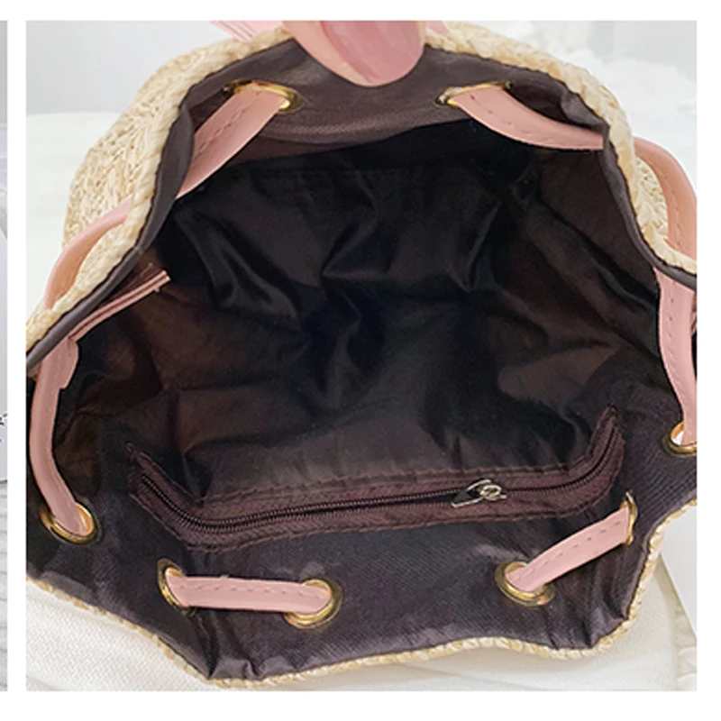 2019 новый маленький летний соломенный наплечный плетёная ротанговая raffia Пляжный
