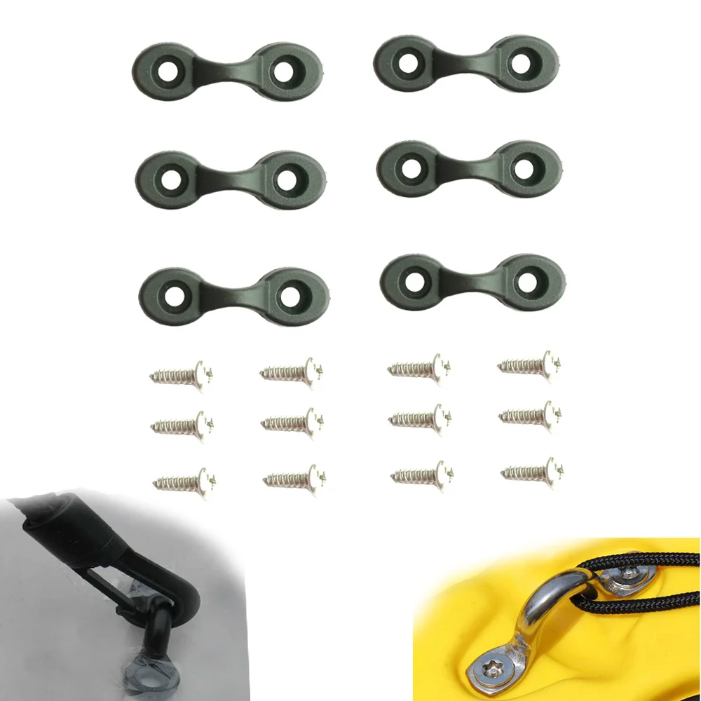 6 шт. коврик Морской лодки каноэ для байдарки ремешок петля затягивание