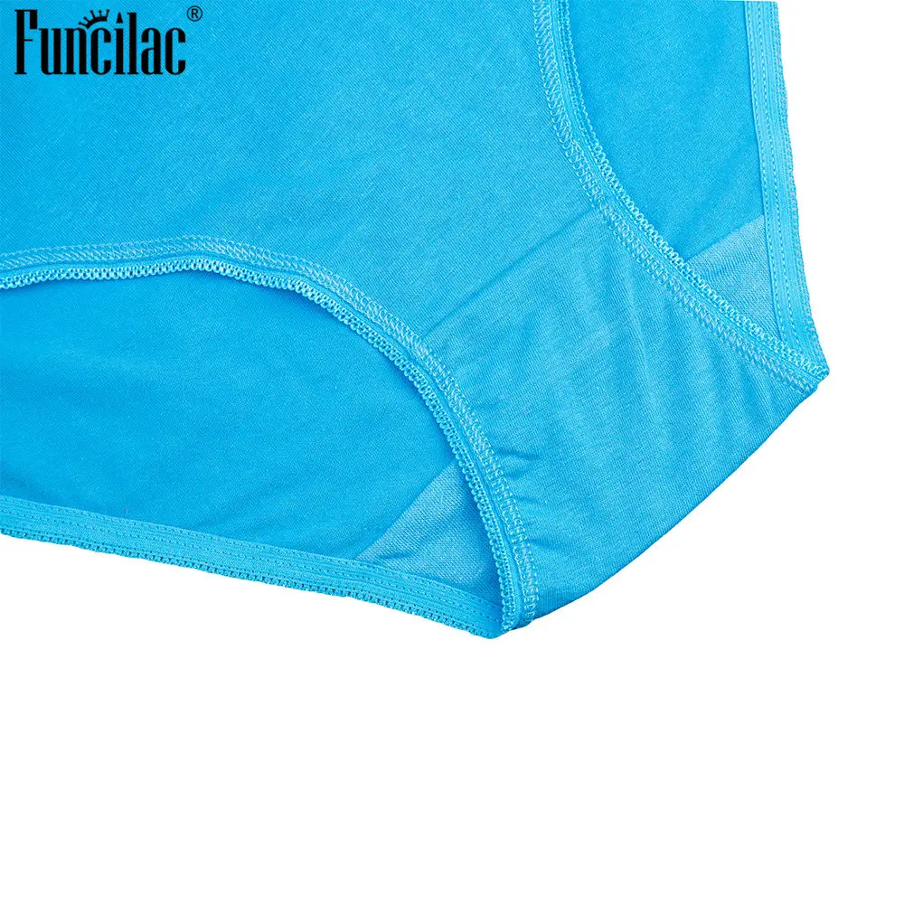 FUNCILAC женские сексуальные кружевные хлопковые трусы нижнее белье мягкие со