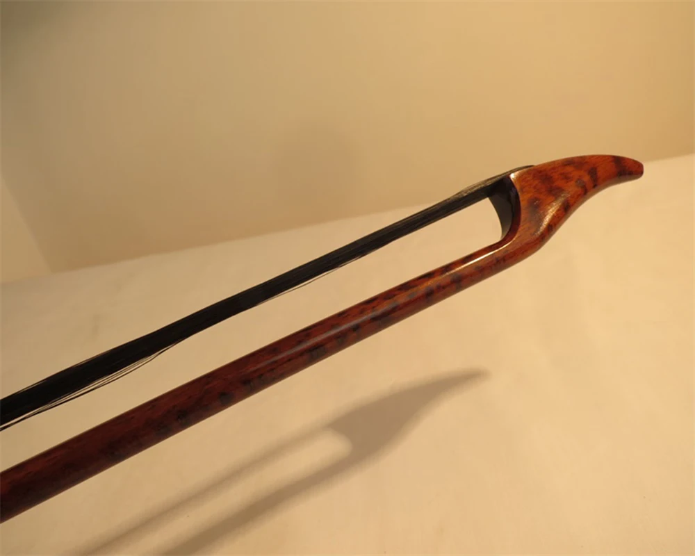 

upright bass bow,baroque Snakewood bass bow,top level black bow hair