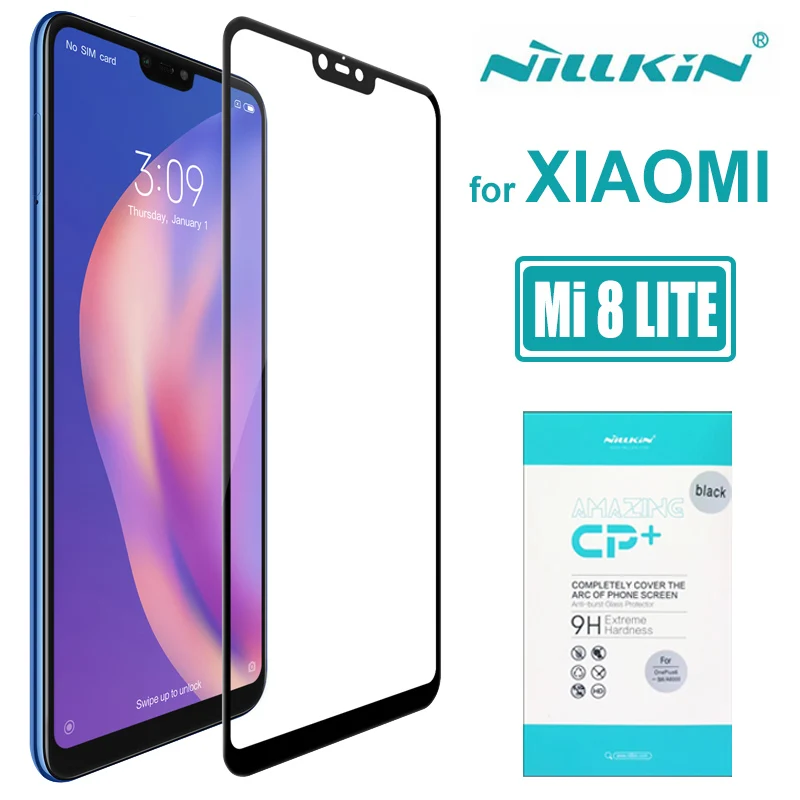 Защитное стекло Nillkin CP + 2.5D закаленное для Xiaomi Mi 8 Lite 9H|Защитные стёкла и плёнки