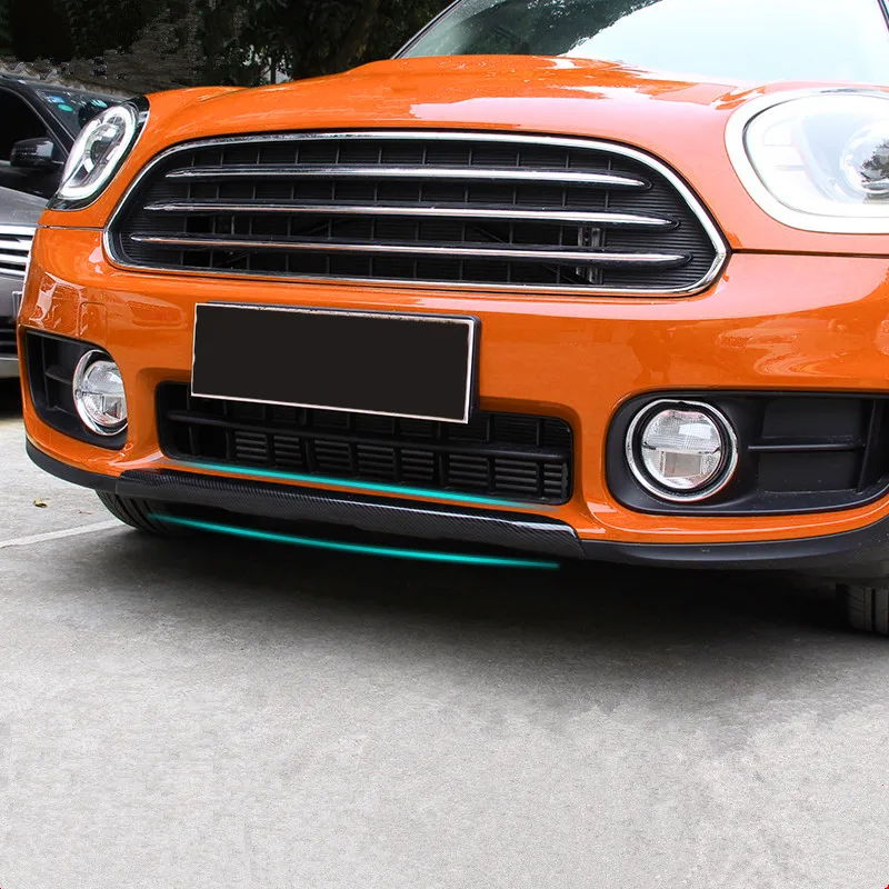 Комплект обшивки переднего бампера из углеродного волокна защитная пластина для