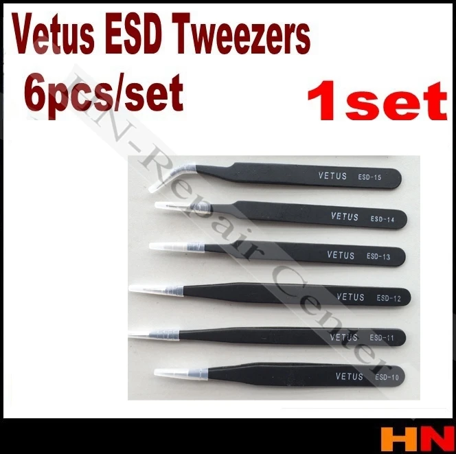 Пинцет разных размеров Vetus ESD пинцет для фотографий 11 12 13 14 15 1 комплект 6 шт./компл. |