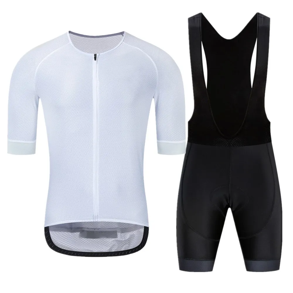 jersey and bib short LUBI Мужской комплект для велоспорта 5 Цветов Летняя одежда из трикотажа губка с высокой плотностью коврик одежда для езды на горном велосипеде комплект велосипедная Одежда дорожный костюм - Цвет: jersey and bib short