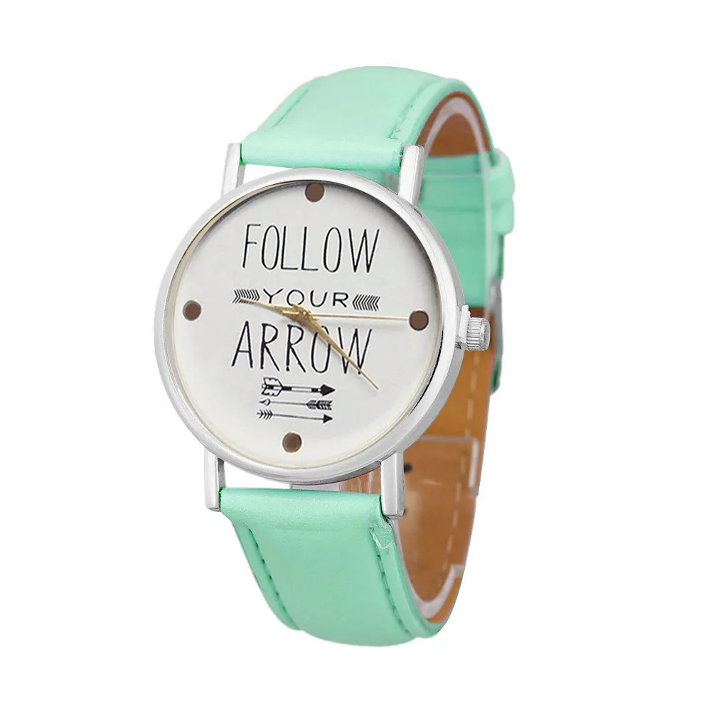 Женские наручные часы montre femme, Новое поступление, кожаный ремешок, цитата, аналоговые кварцевые часы Vogue, Прямая поставка& Ff