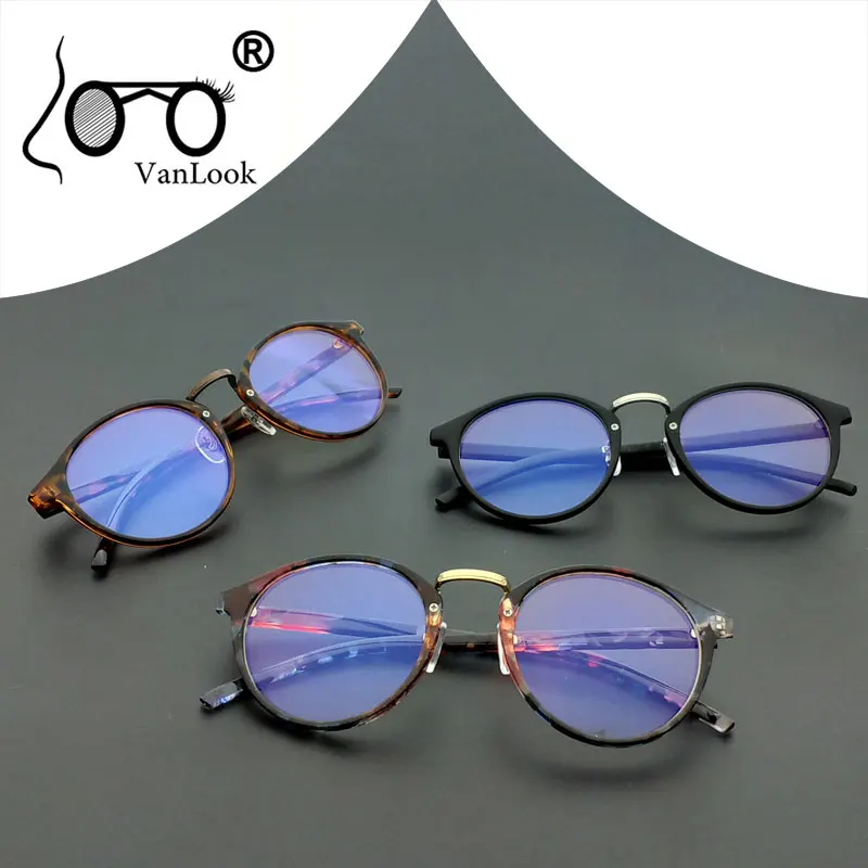 

Round Transparent Eyeglasses Anti Blue Ray Computer Glasses Men Women Fashion Spectacle Frame Oculos De Grau Clear Lens Coating