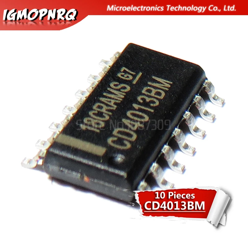 Шлепанцы CD4013 CD4013BM HEF4013BT SOP14 Logic новинка оригинальные 10 шт.|Интегральные схемы| |