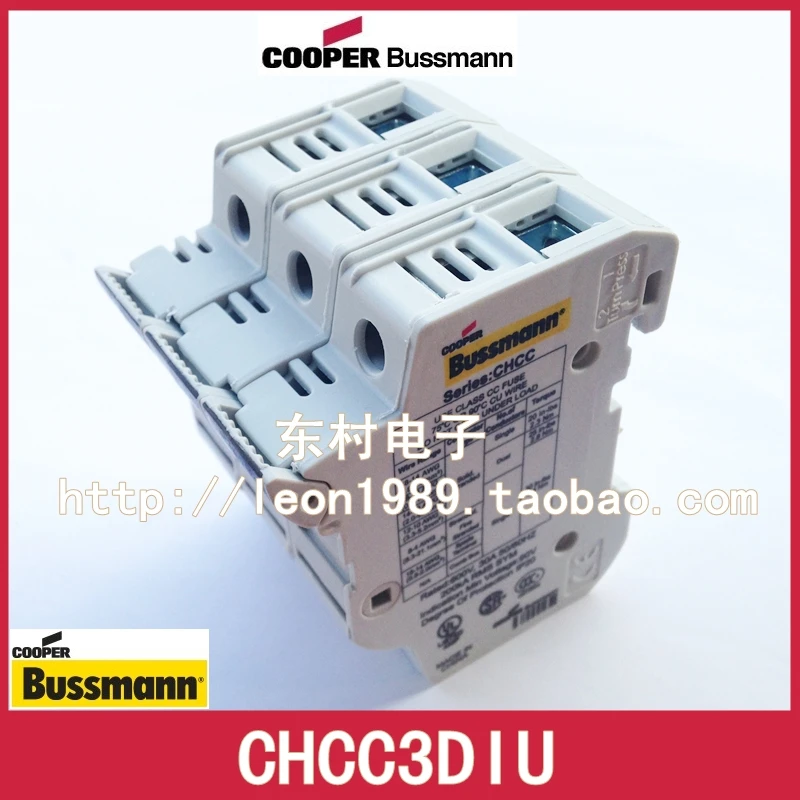Держатель предохранителя BUSSMANN CHCC3DIU CHCC3DU 30A 600 в 3P 10*38 мм|fuse holder|bussmann fuse holderbussmann |