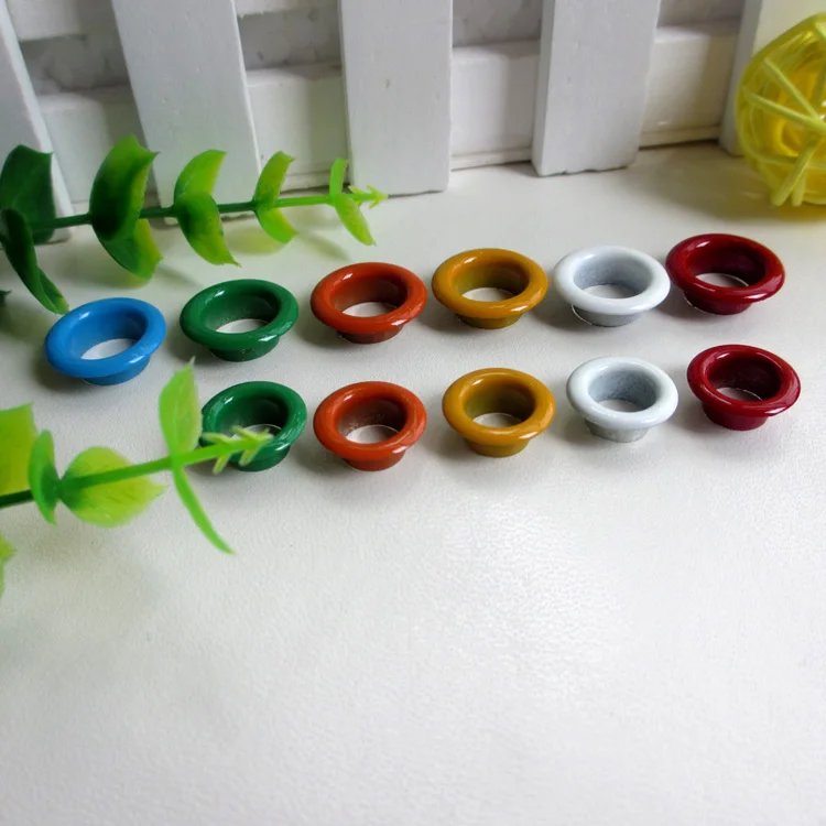 Цветные металлические люверсы и прокладки 8 мм/10 мм большого размера для