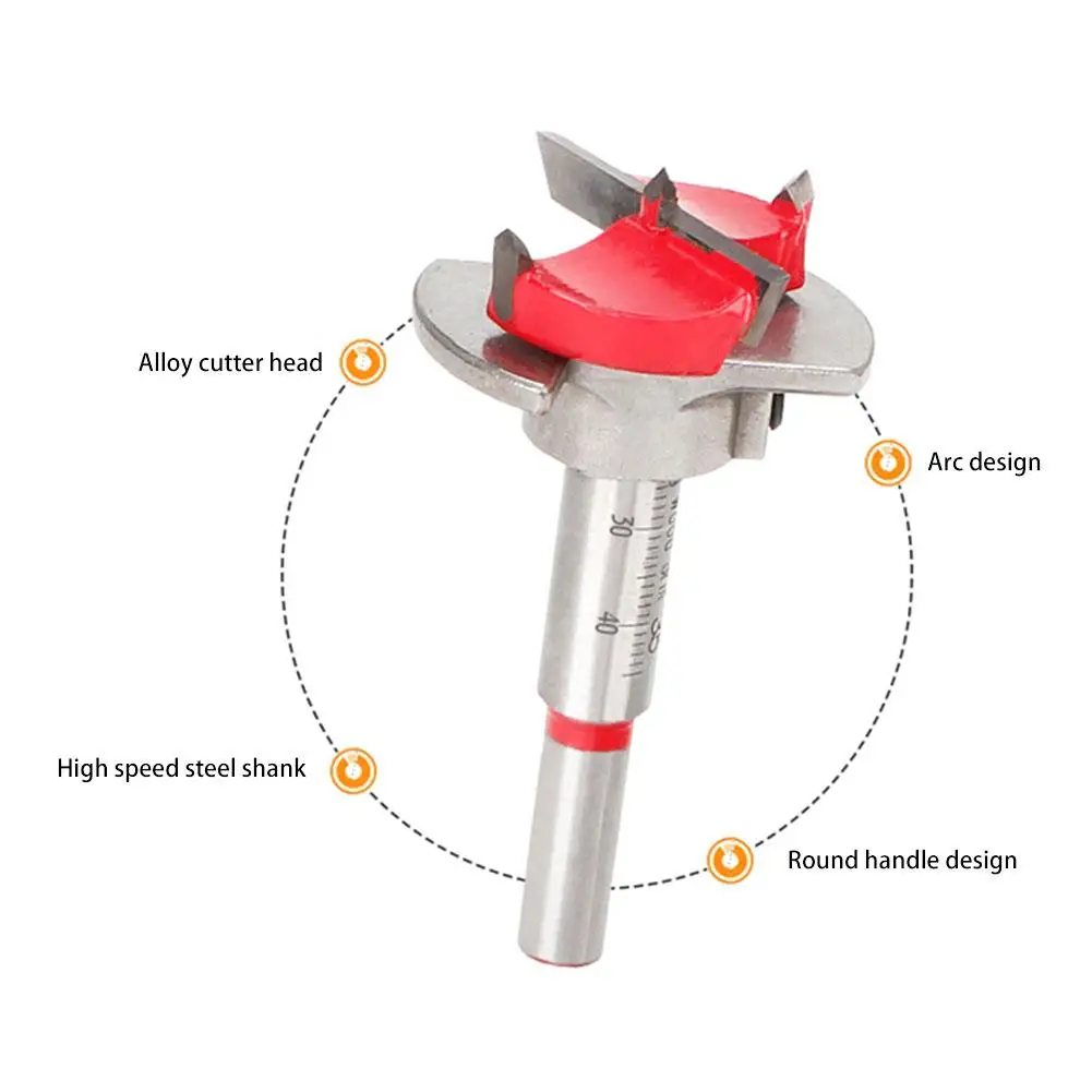 

5pcs Woodworking Drill Bit Self-Centering Hole Sawing Machine Woodworking Tool Set 15MM 20MM 25MM30MM 35MM Drill Tools