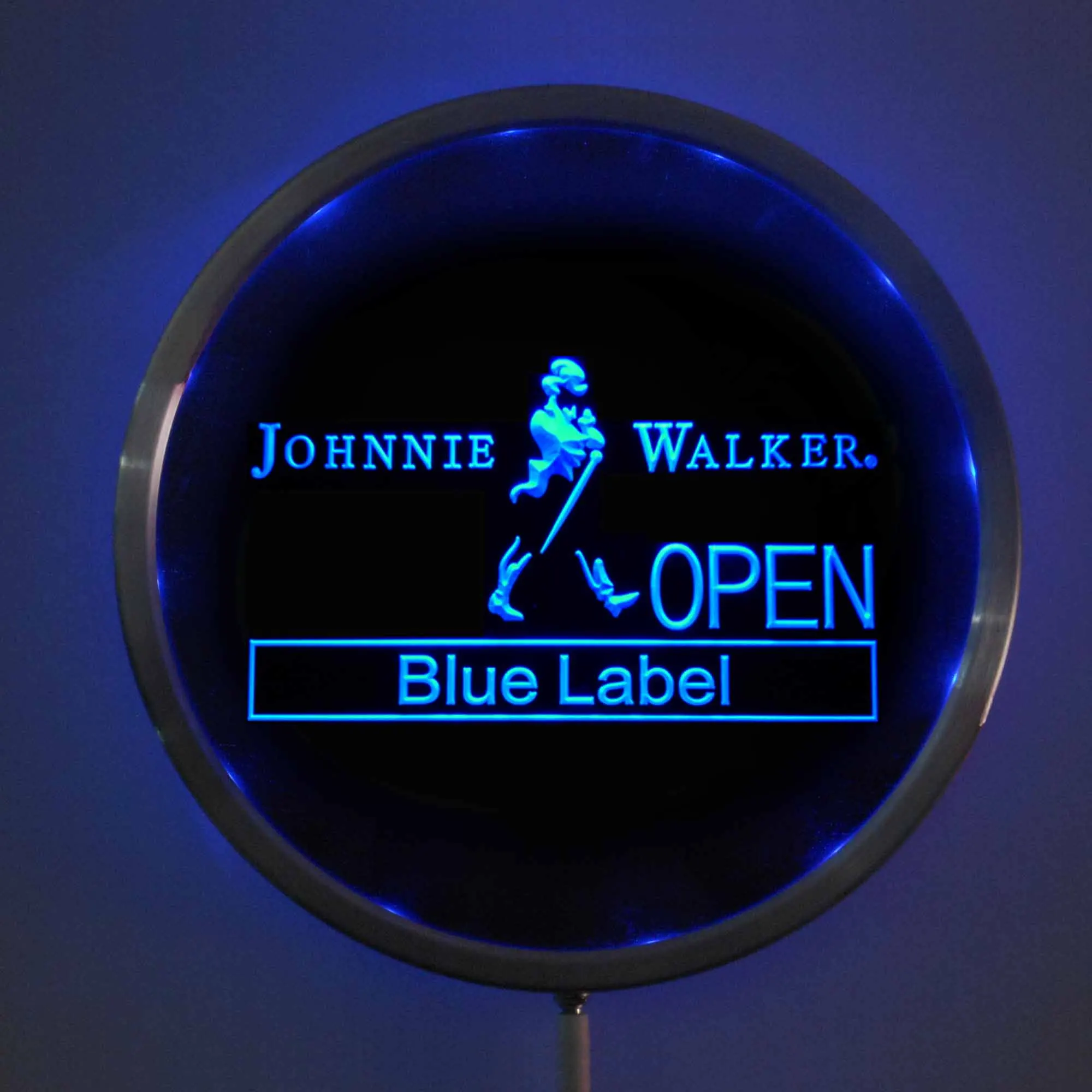 Rs 0060 Johnie Walker Blue Label открытый светодиодный неоновый свет круглые вывески 25 см/10