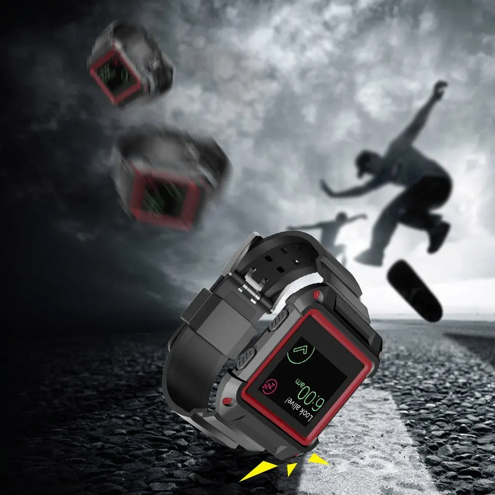 Для Fitbit Blaze smart watch frontier/классические сменный Браслет для ремешок часов с чехол 2in1
