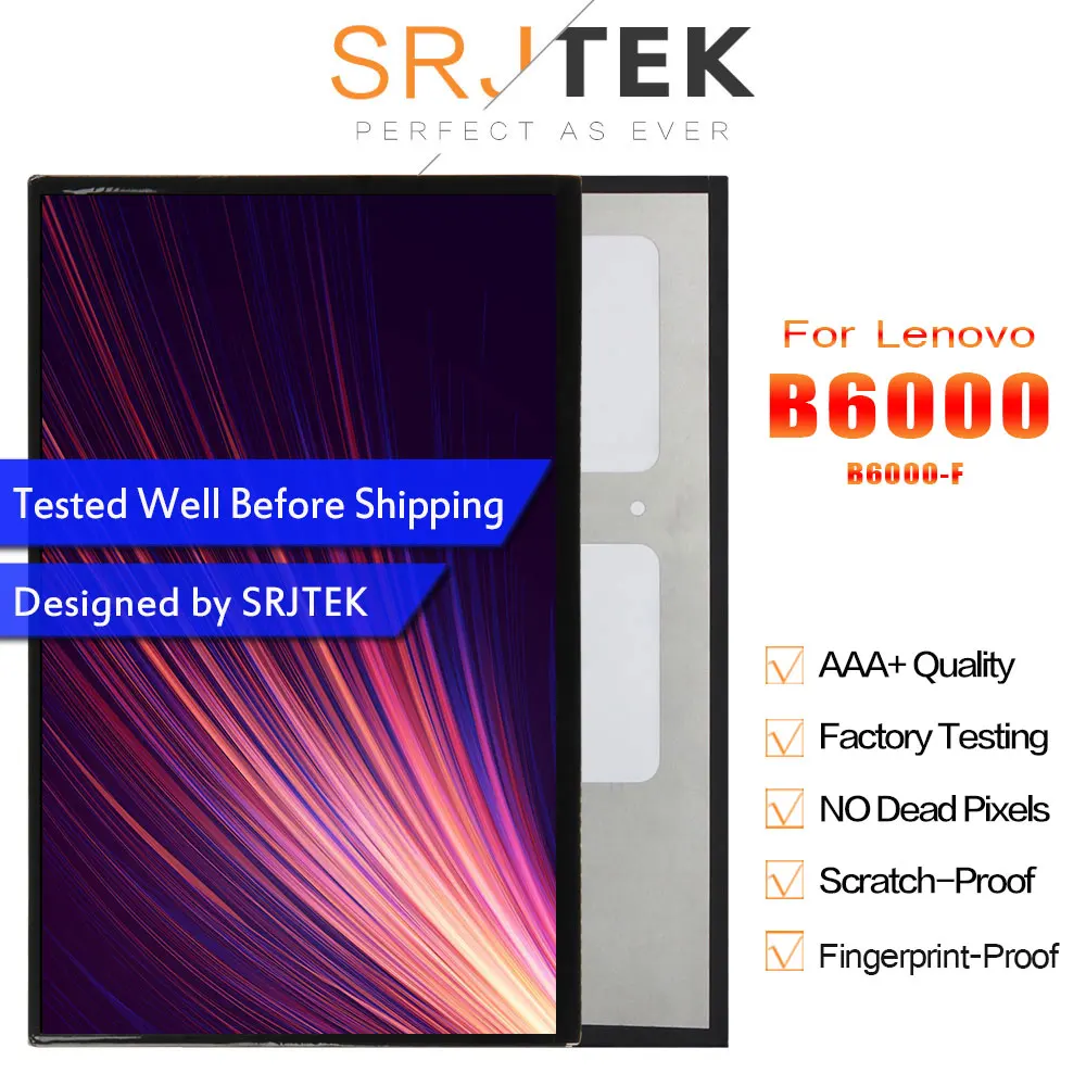 Srjtek 8 дюймовый дисплей для Lenovo Yoga Tablet B6000 f 60043 Z0AF ЖК матричный экран модуль