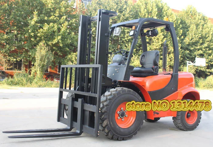 Двухколесный привод вездеходный подъемник Вездеходный вилочный погрузчик