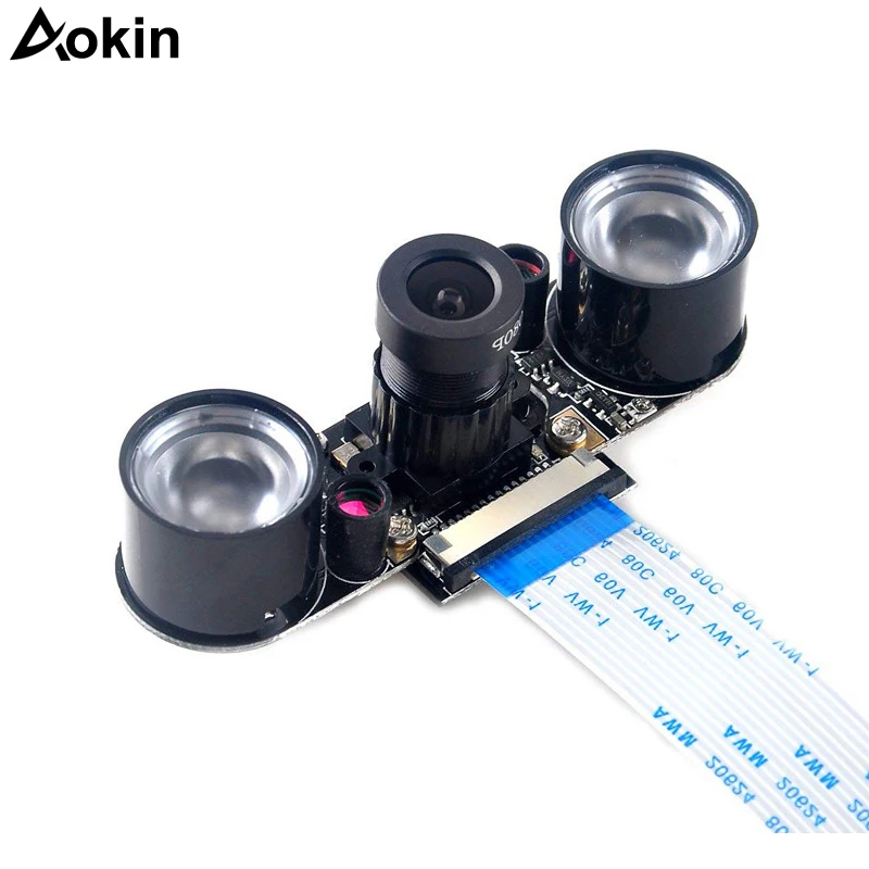 Для камеры Raspberry Pi камера ночного видения Регулируемый Модуль фокусировки 5MP OV5647