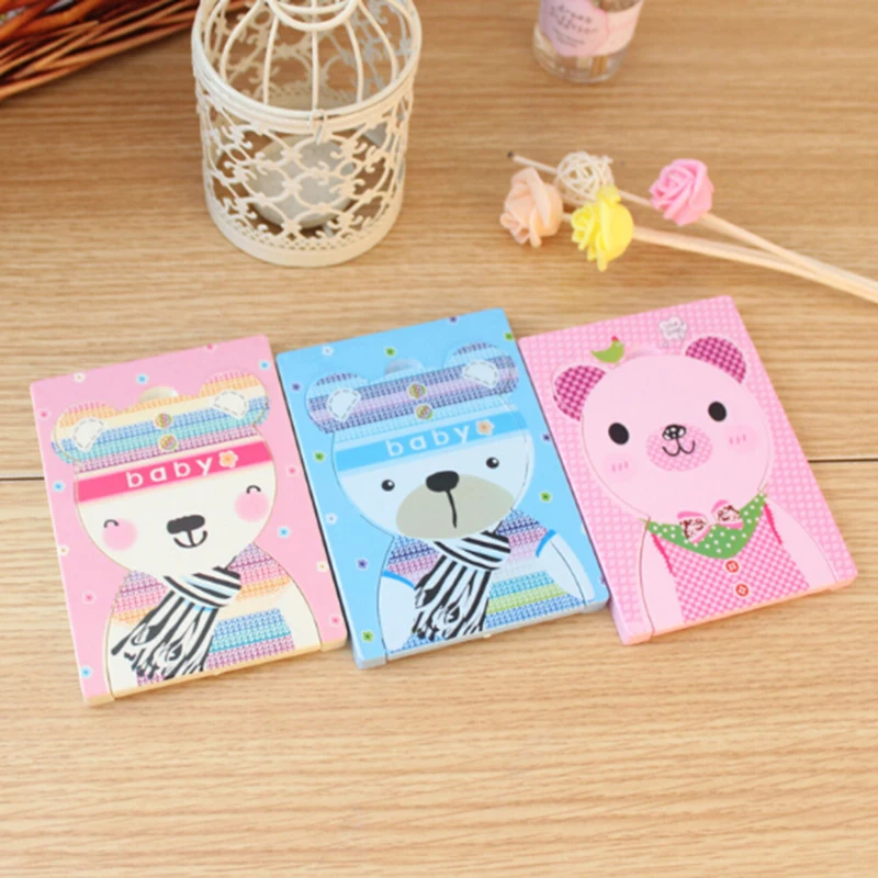 Симпатичное зеркало для макияжа Портативный в сложенном виде компактное