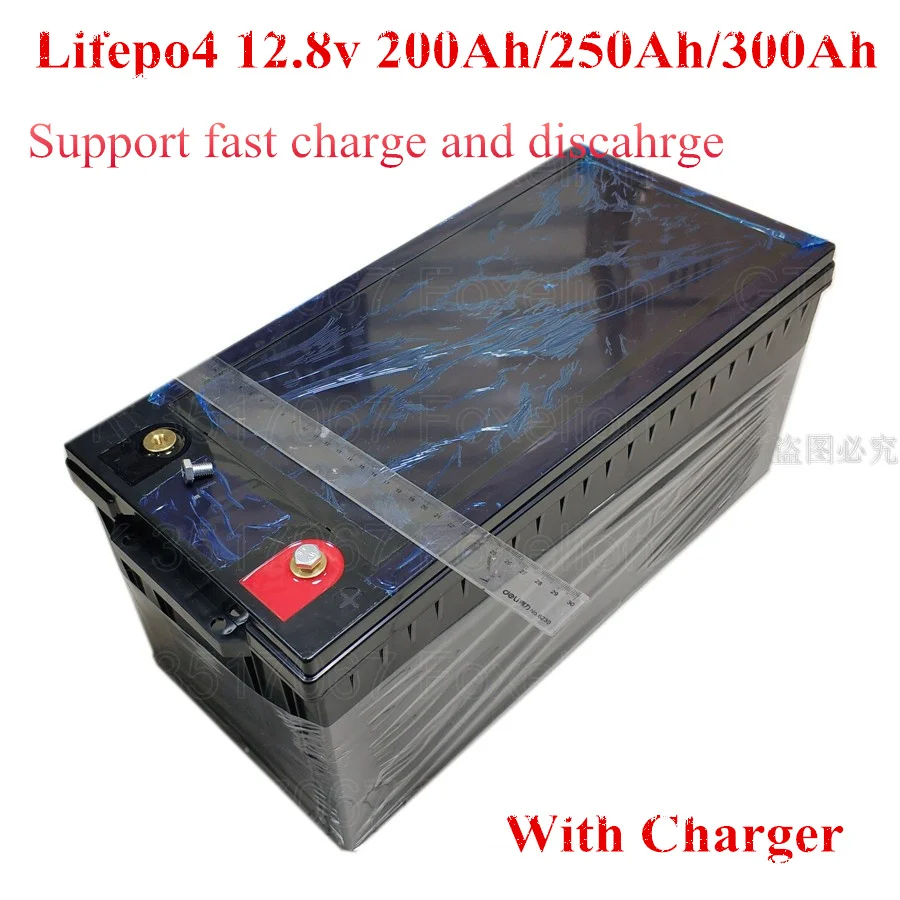 12V 200AH 300ah LifePo4 литий железо фосфатных аккумуляторов и Батарея глубокие циклы 100A BMS