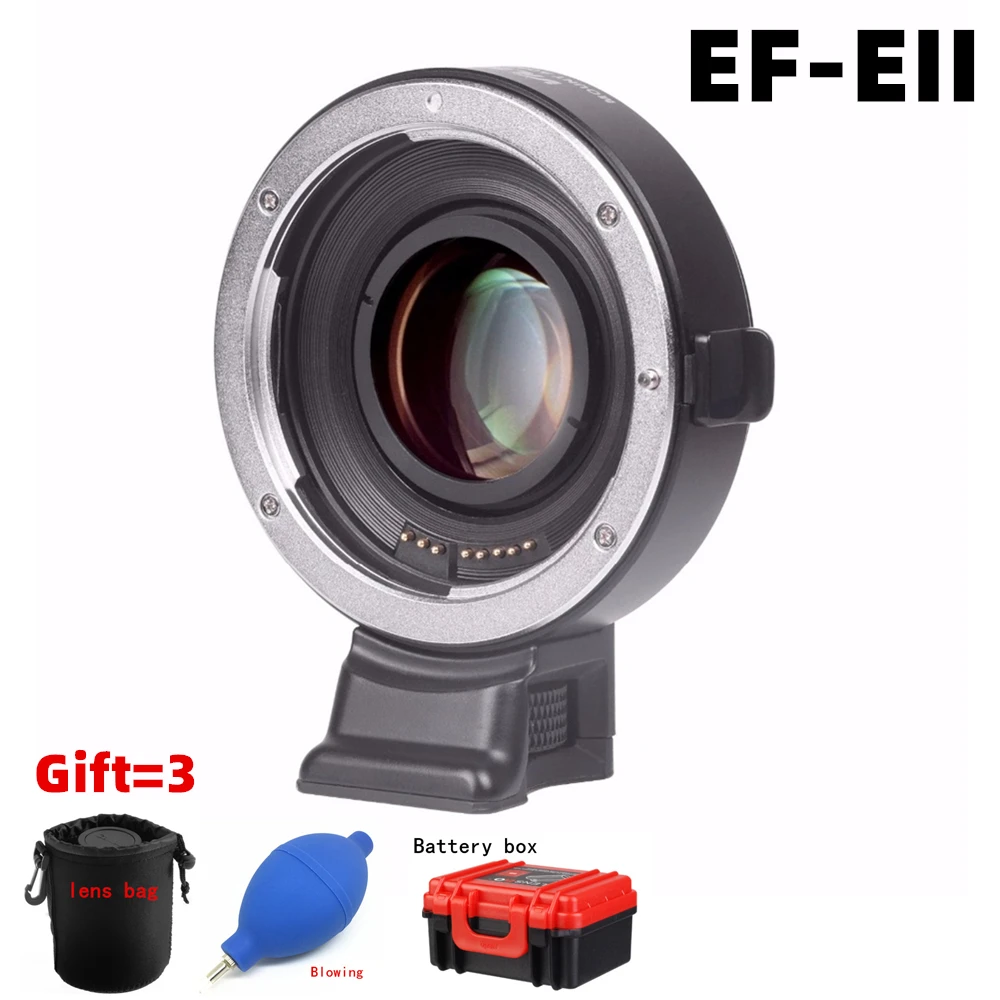 Адаптер объектива Viltrox для автофокуса редуктор скорости адаптер Canon EF Sony NEX E A9 A7