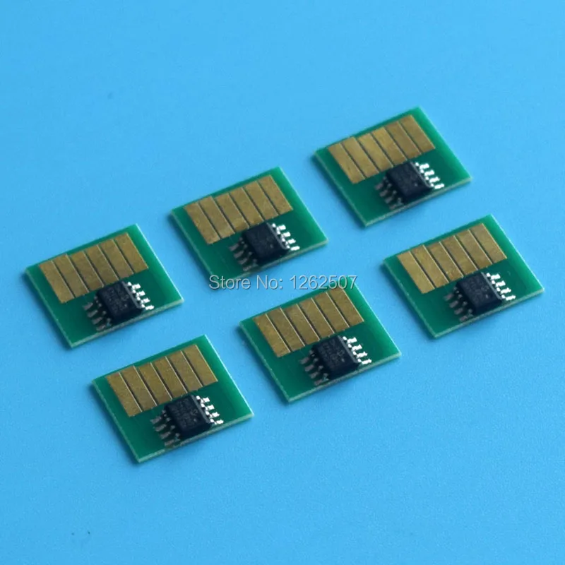 Бесплатная доставка! Чипы для чернильного картриджа 6 цветов совместимые чипы