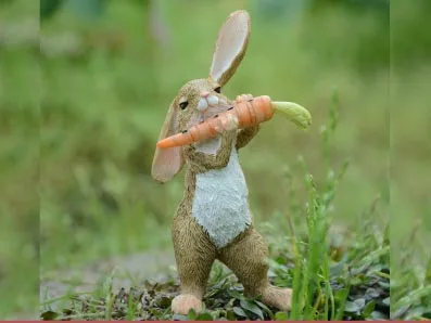 Оригинальные сельские фермы с животными 6 забавных мультяшных кроликов играющих