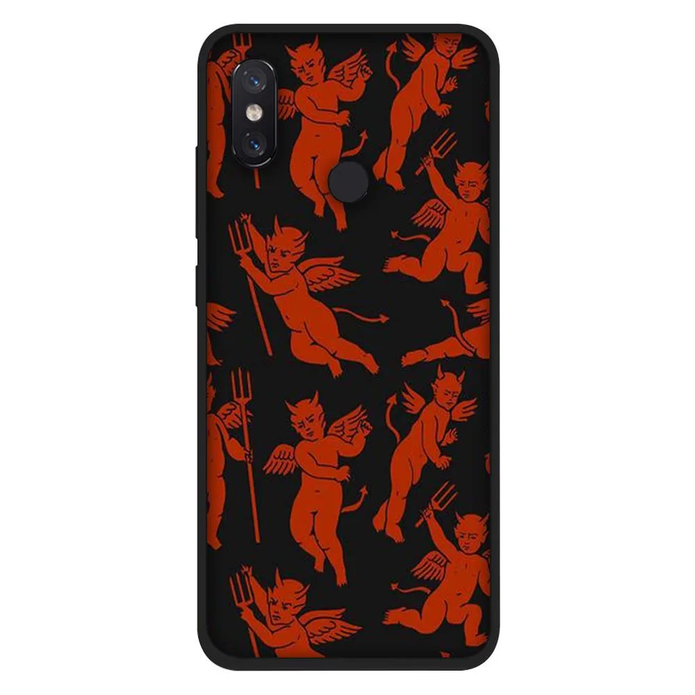 4 Devil angel ТПУ силиконовый чехол для телефона для Xiao mi Red mi 7A 8A K20 Note 8 mi 9T A3 Pro мягкий чехол - Цвет: 4
