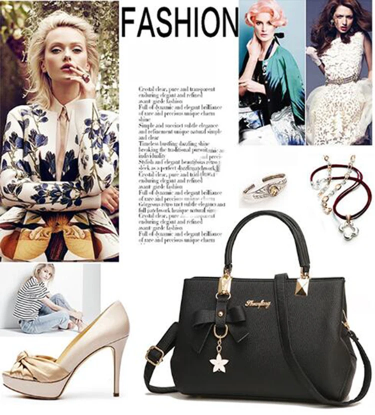 Женская сумка с летящими птицами, черная сумка на плечо, кожаная сумка через плечо, сумка-тоут из искусственной кожи для женщин, дизайнерские сумки-мессенджеры