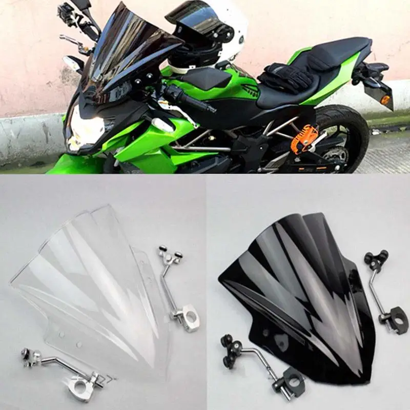 Мотоцикл лобовое стекло ветер экран крышка для KAWASAKI Z125 Z750 Z800|Накладки и
