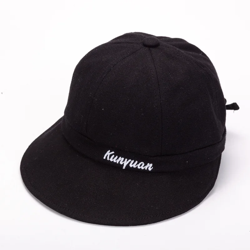 Однотонная детская бейсболка модная кепка с уткой для маленьких мальчиков и